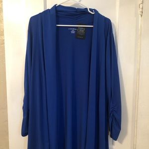 Lane Bryant Royal Blue cardigan 26/28 NEW